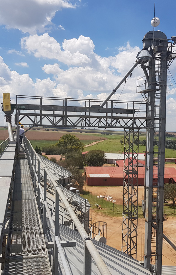 Bucket elevators 5150TPH ABC Hansen Africa