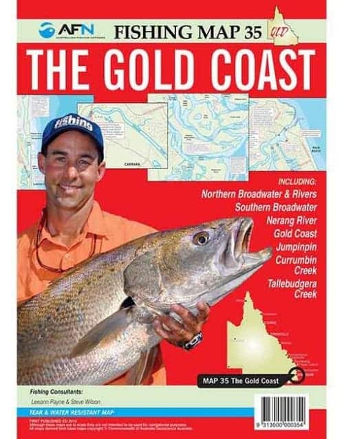 The Gold Coast AFN Fishing Map A.B.C. Maps