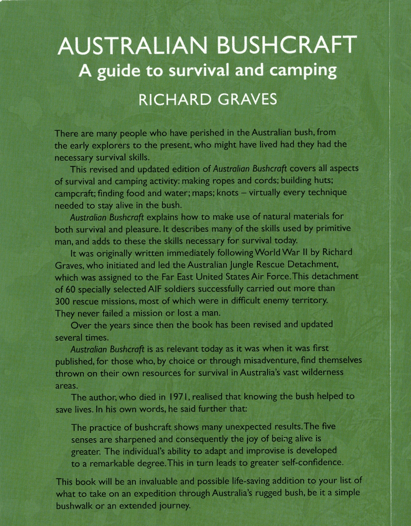Australian Bushcraft Richard Graves A.B.C. Maps