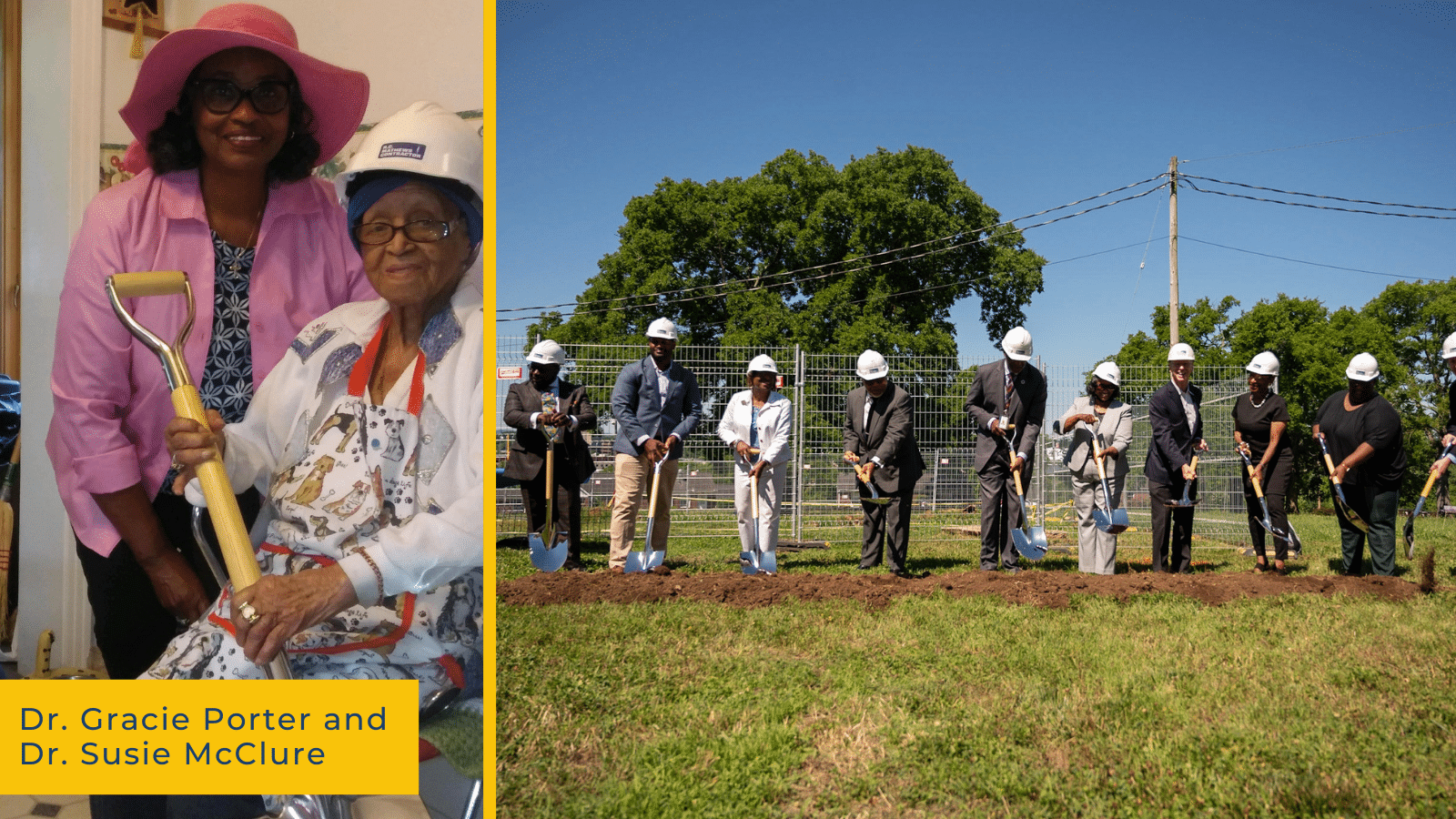Dr. Susie McClure Celebrates Ground Breaking of American Baptist