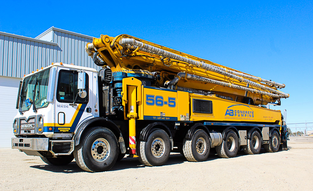 565m Boom Pump A&B Concrete Pumping Ltd.