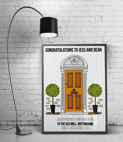 Congratulations On Your New Home Gift ABC Prints