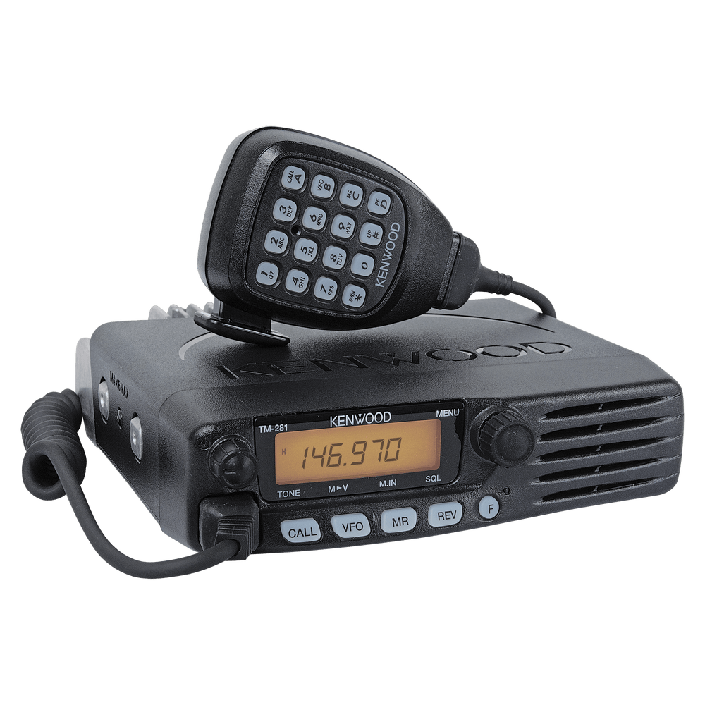 TM281AK Radio Móvil de VHF para Radioaficionados 65W, Tx 144 148