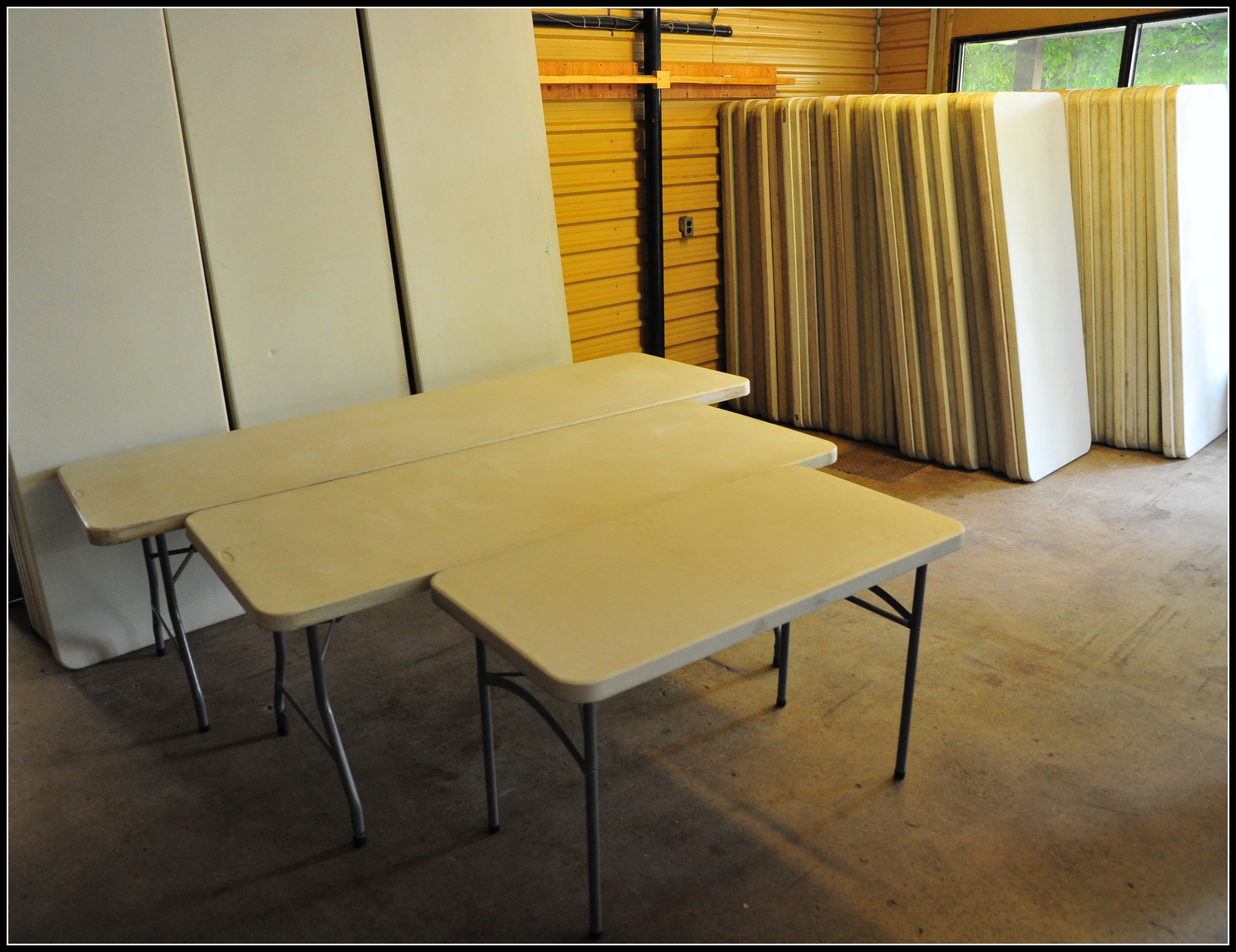 Rectangular Tables 2.5′ wide ABC Rentals Cambridge