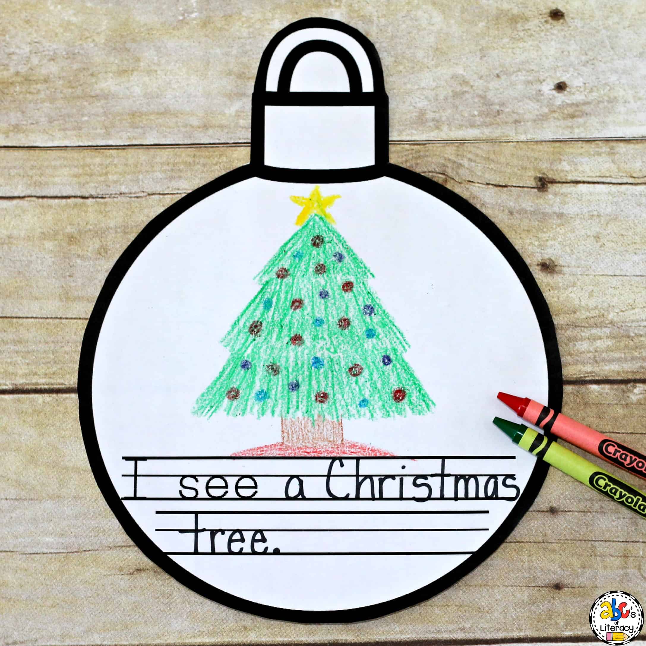 5 Senses Christmas Book: Holiday Writing Activity for Kids