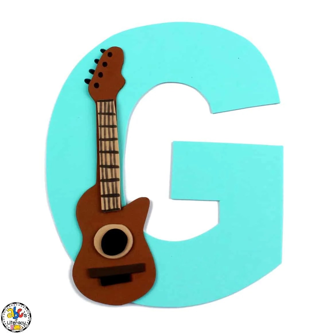 How To Make A Letter G Guitar Craft: An Alphabet Letter Craft Series