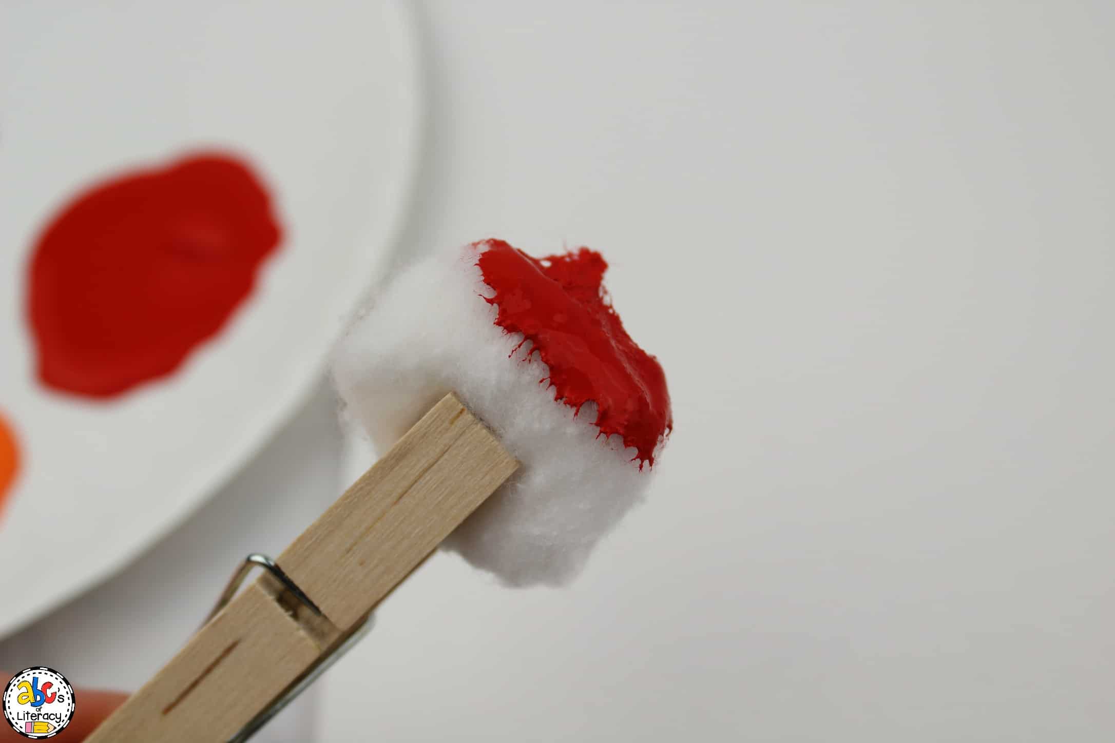 How To Make A Cotton Ball Rainbow Painting Craft