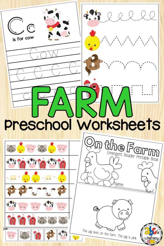 Farm Preschool Worksheets: Free Printables For Preschools