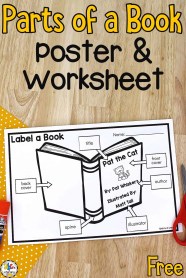 Parts Of A Book Worksheet