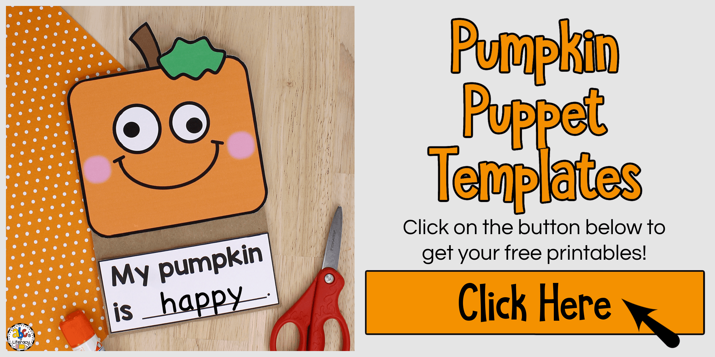 Pumpkin Paper Bag Craft: Simple Puppet Craft for Kids