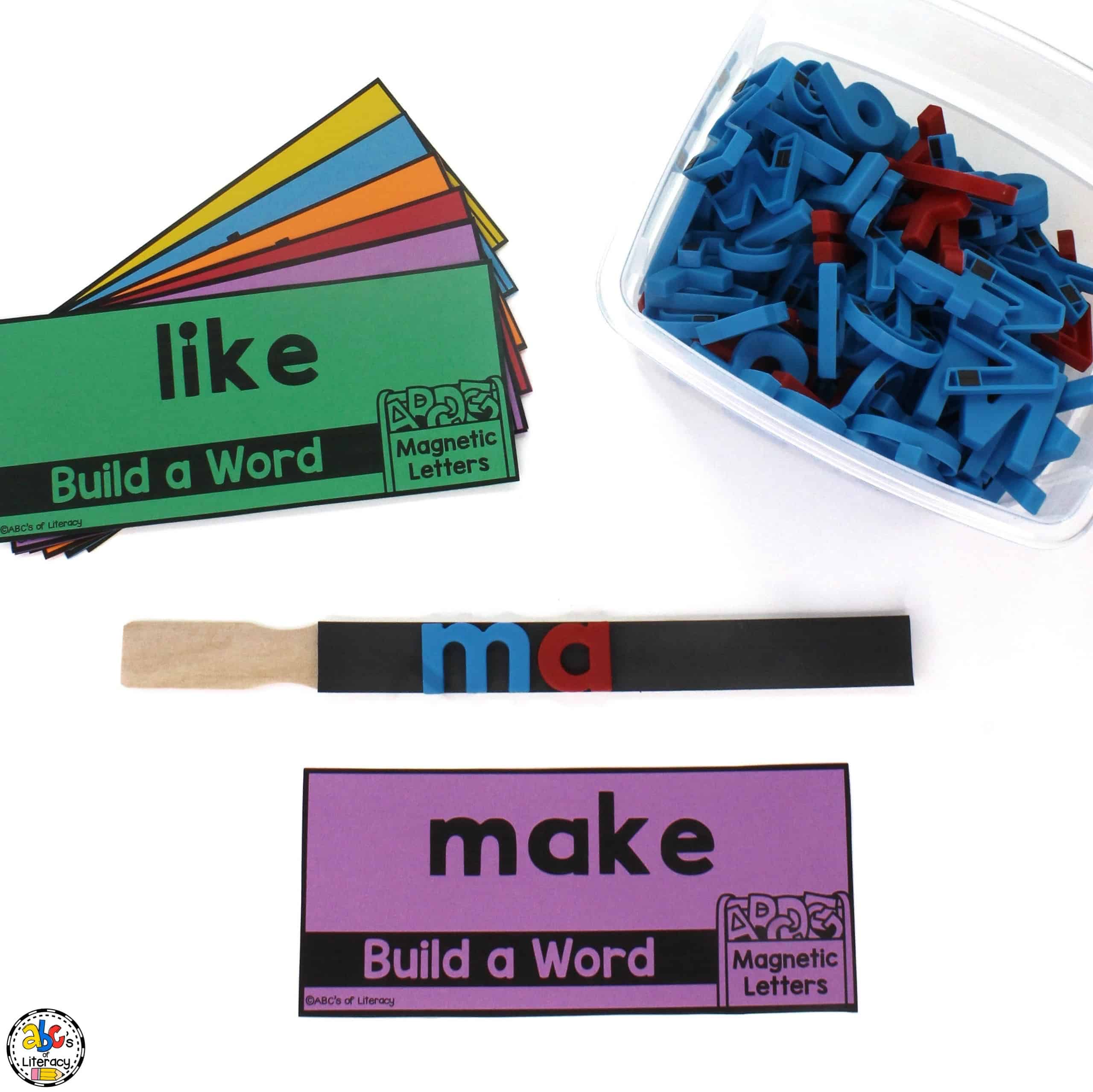 Letter Sight Word Stick or Box Sight Word Activity