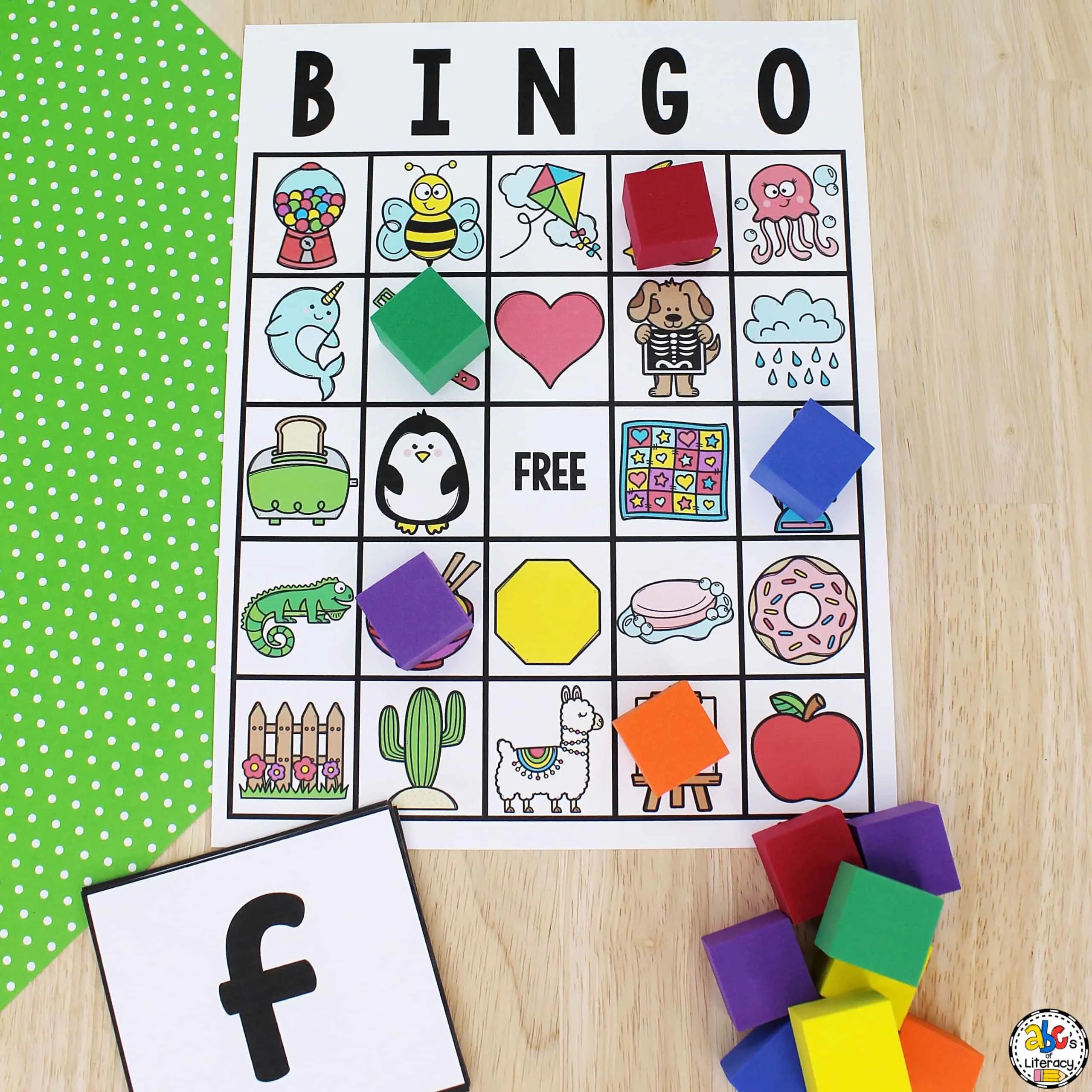 beginning sounds bingo game phonics activity for kids