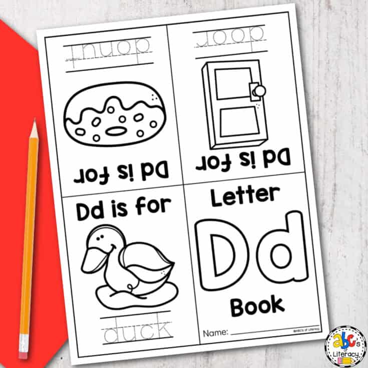 Letter D Book