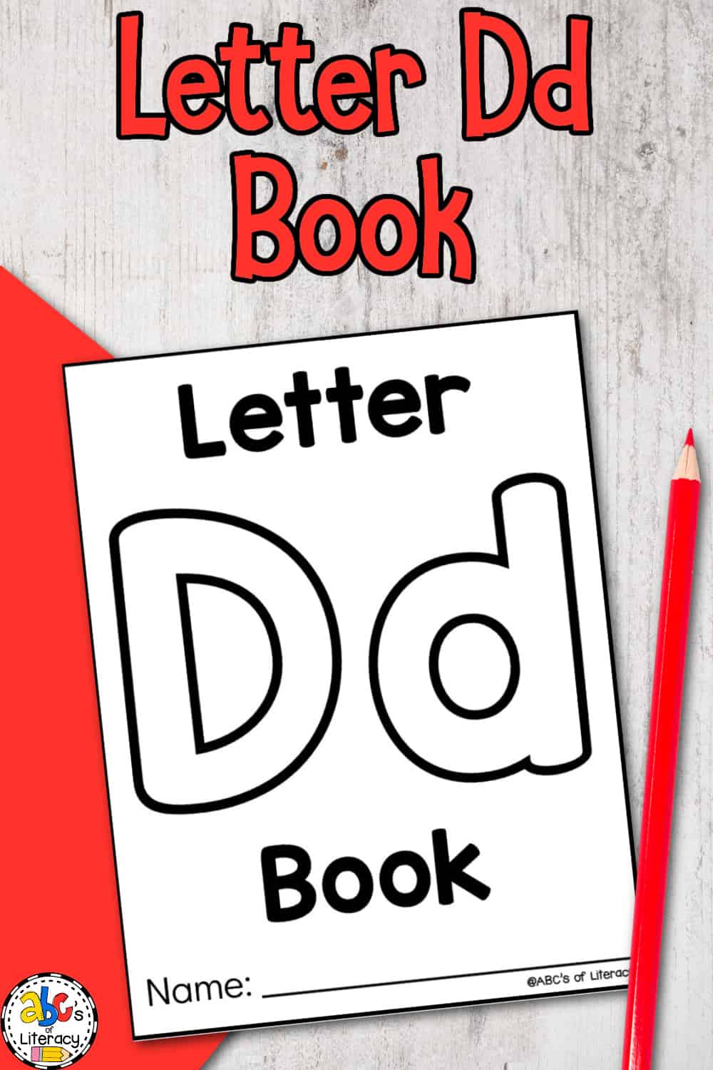 Letter D Book