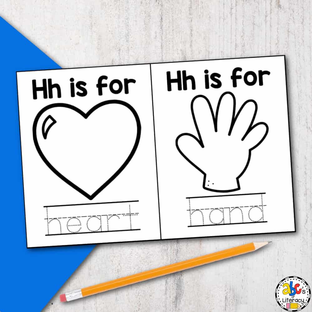 Letter H Book