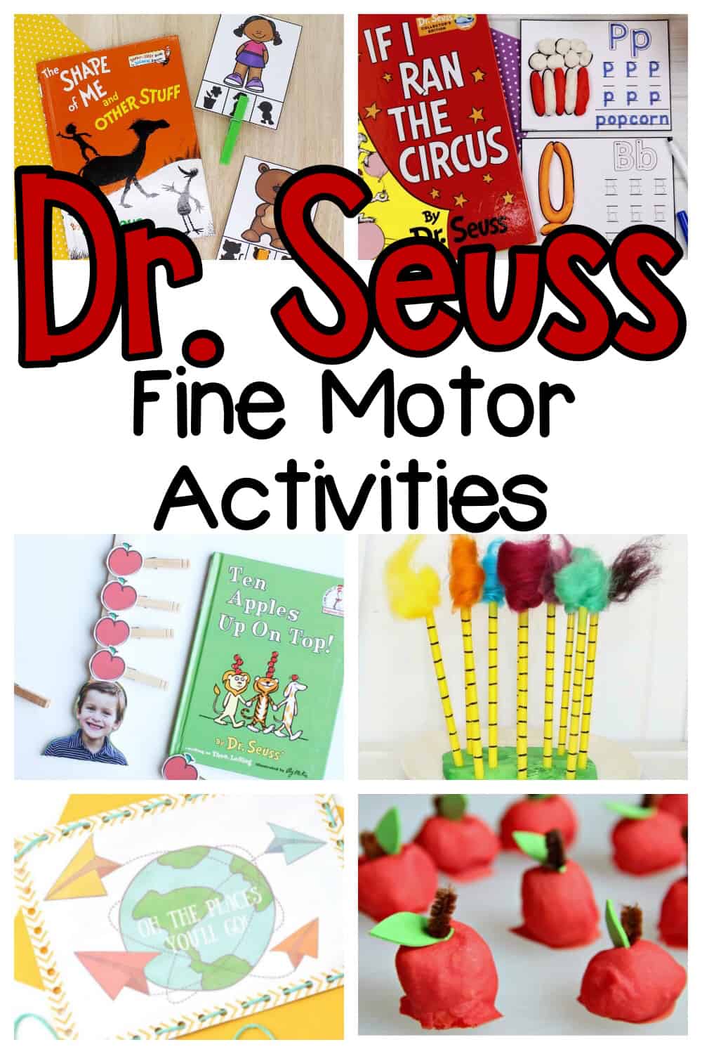 Dr. Seuss Fine Motor Activities: Book-Inspired Resources