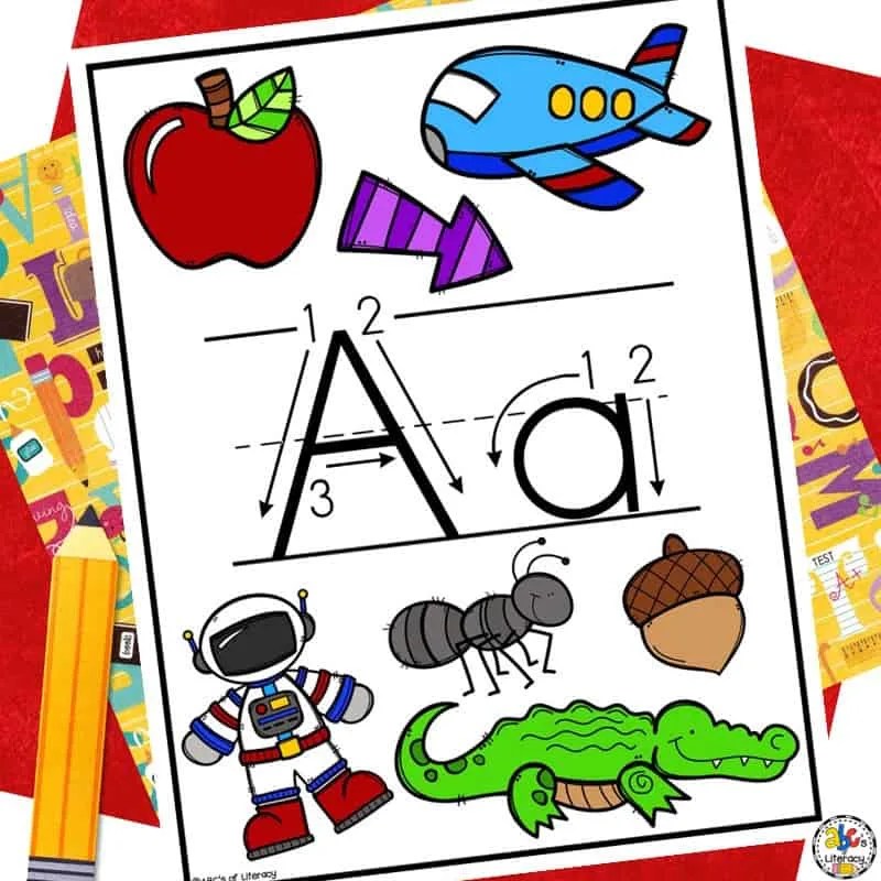 letter a poster printable letter recongition resource
