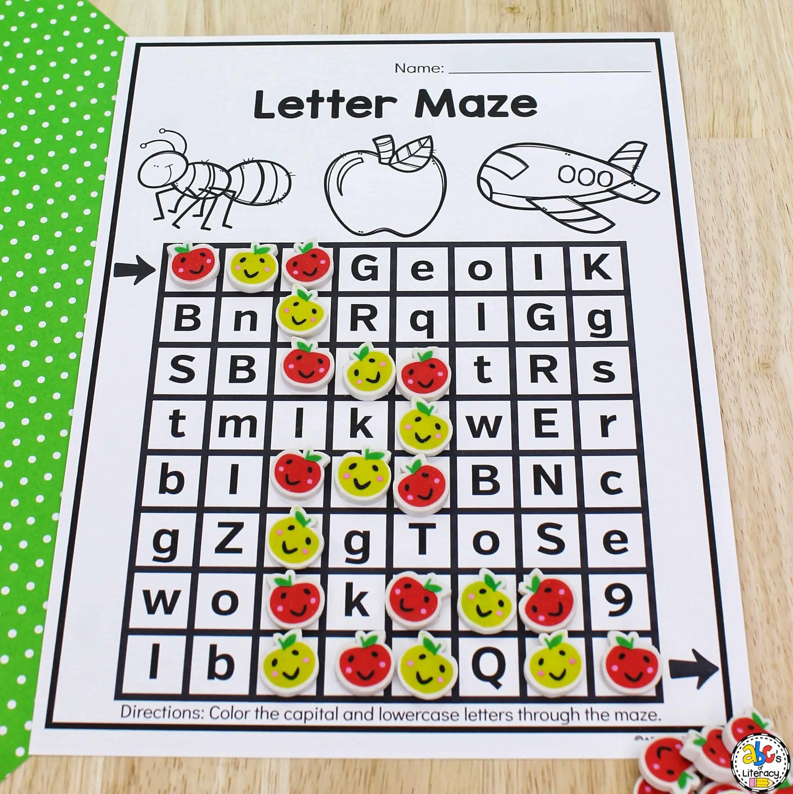 Letter A Worksheets for Kids: Letter Recognition Activity
