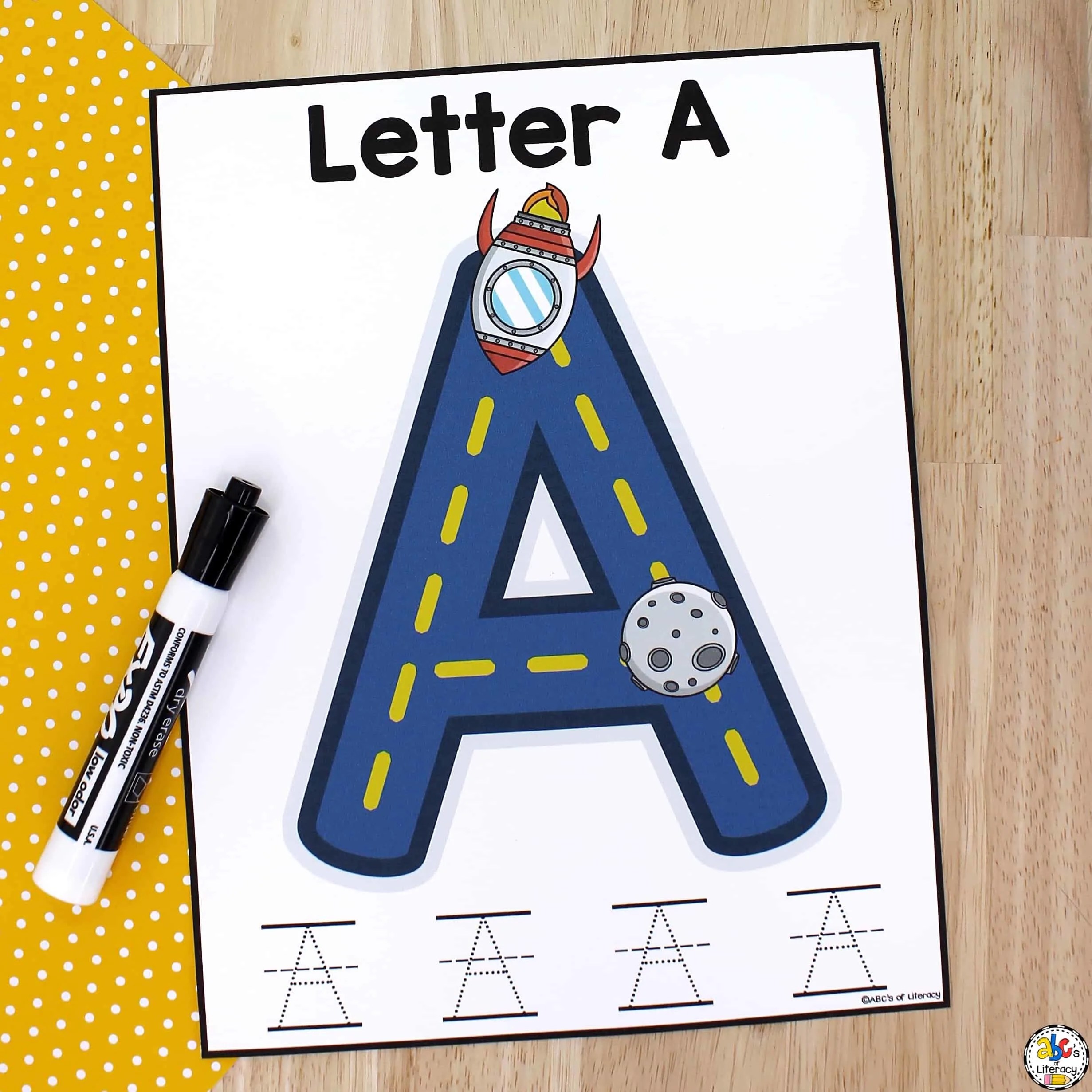 Space Letter Writing Mats