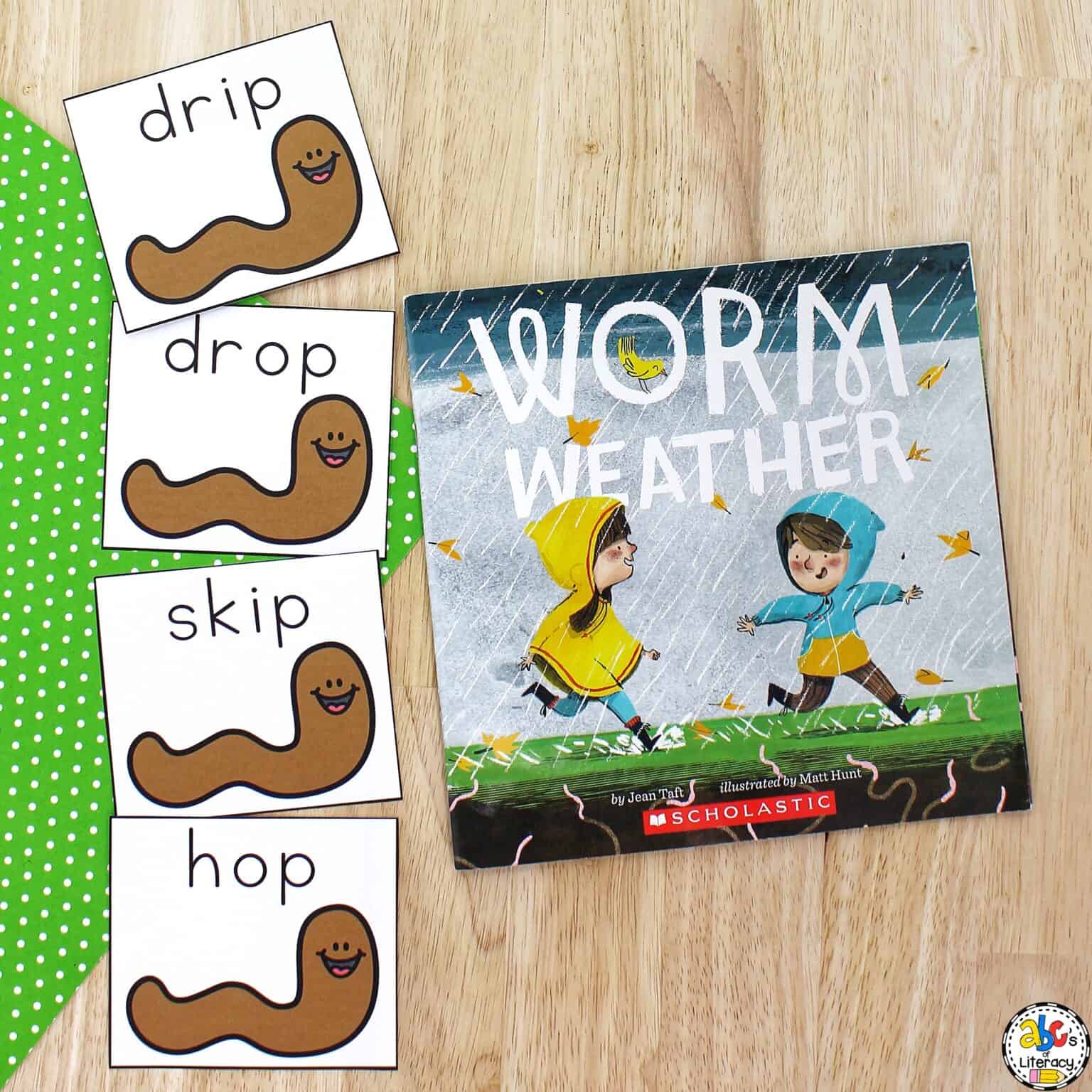 Worm Weather Book Activities BookInspired Activiites
