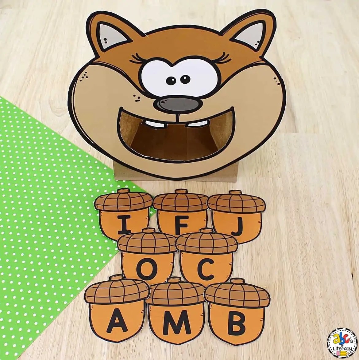 Squirrel Letter Recognition Activity Squirrel Letter Recognition Activity