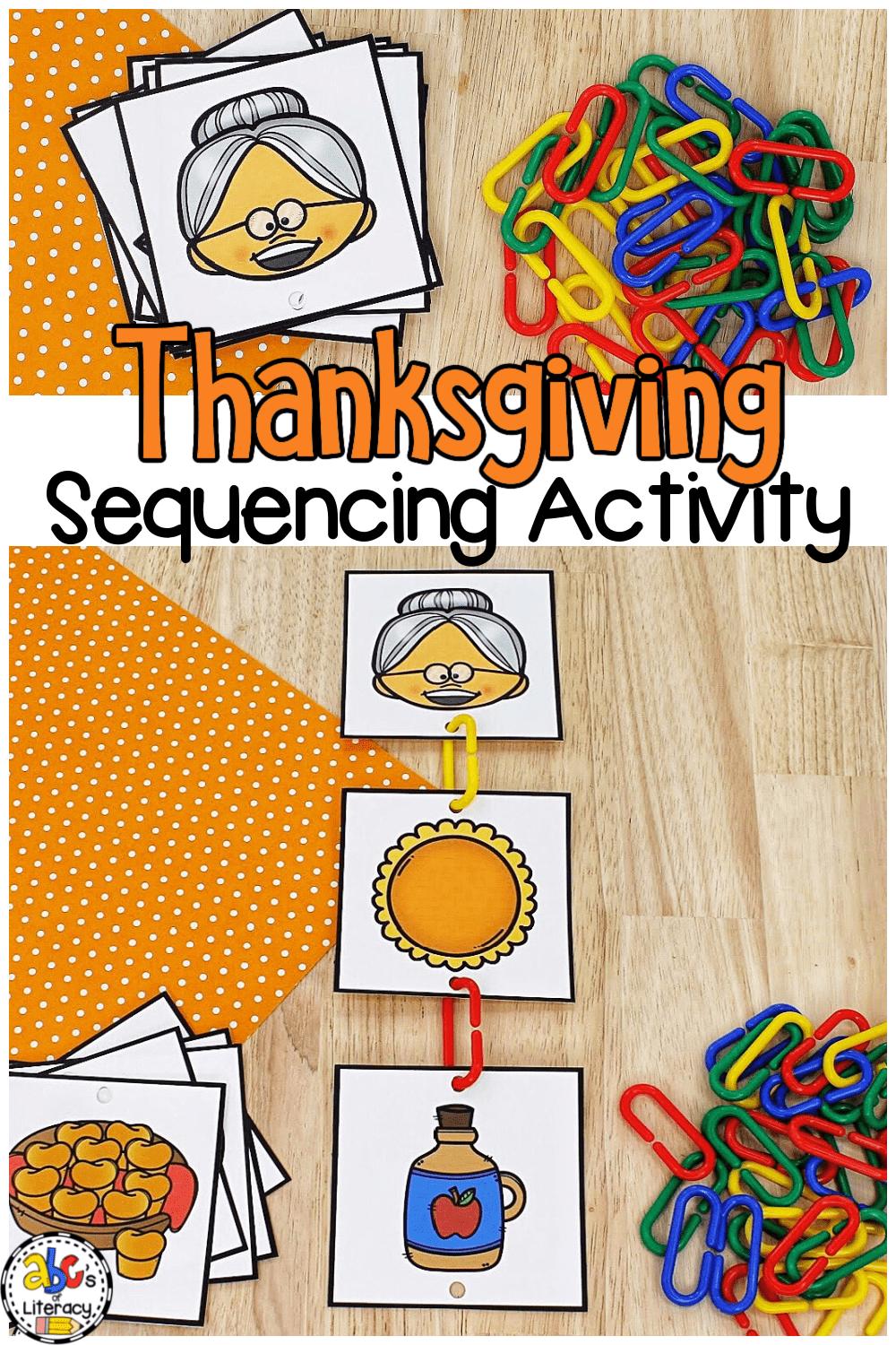 There Was An Old Lady Who Swallowed A Pie Sequencing Activity