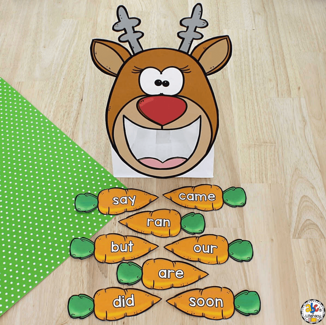 Reindeer Sight Word Activity
