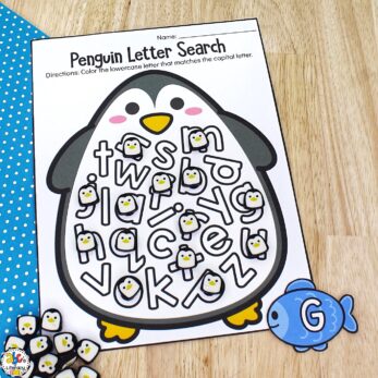 Penguin Letter Matching Activity Archives - ABC's of Literacy