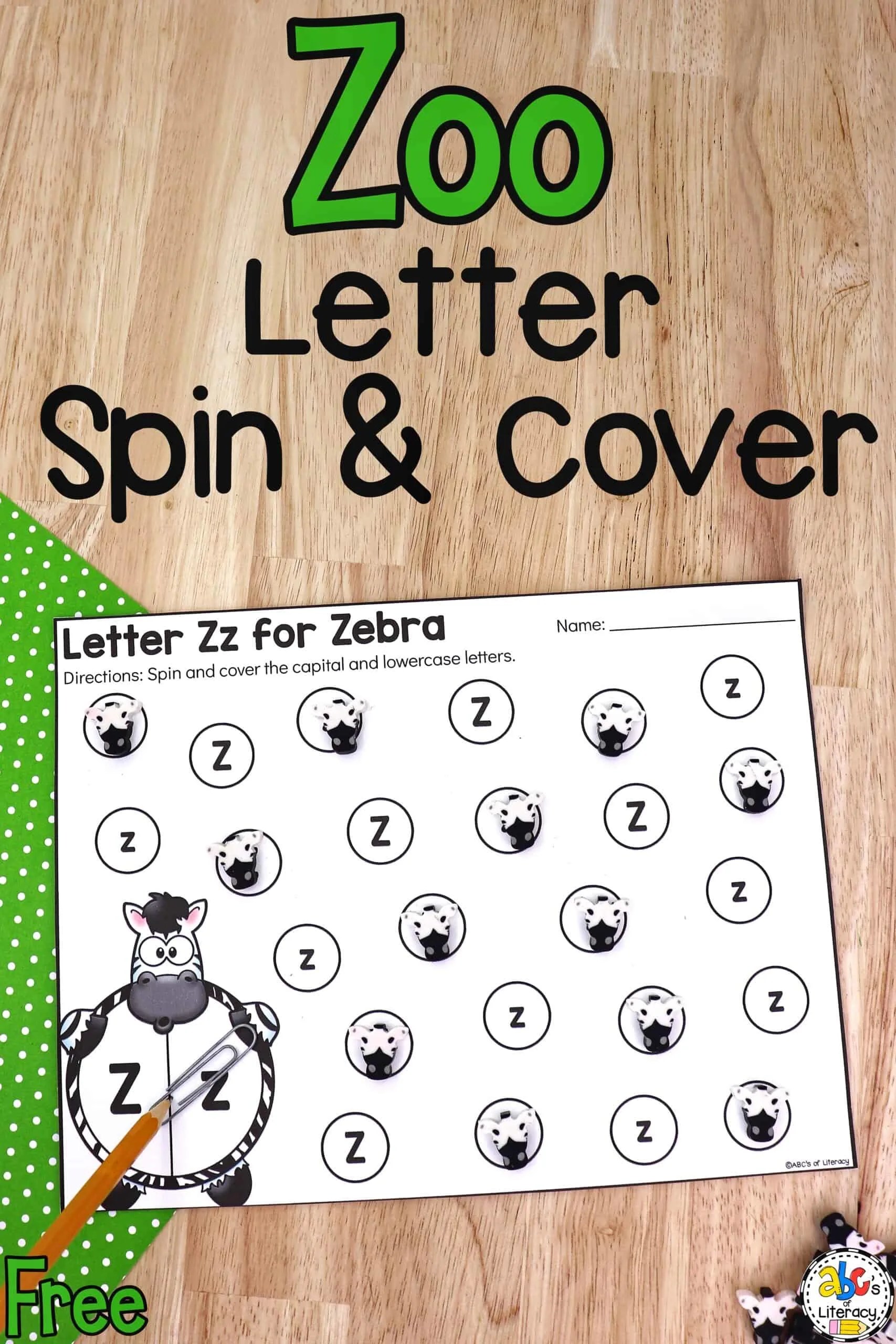 Zoo Preschool Worksheets