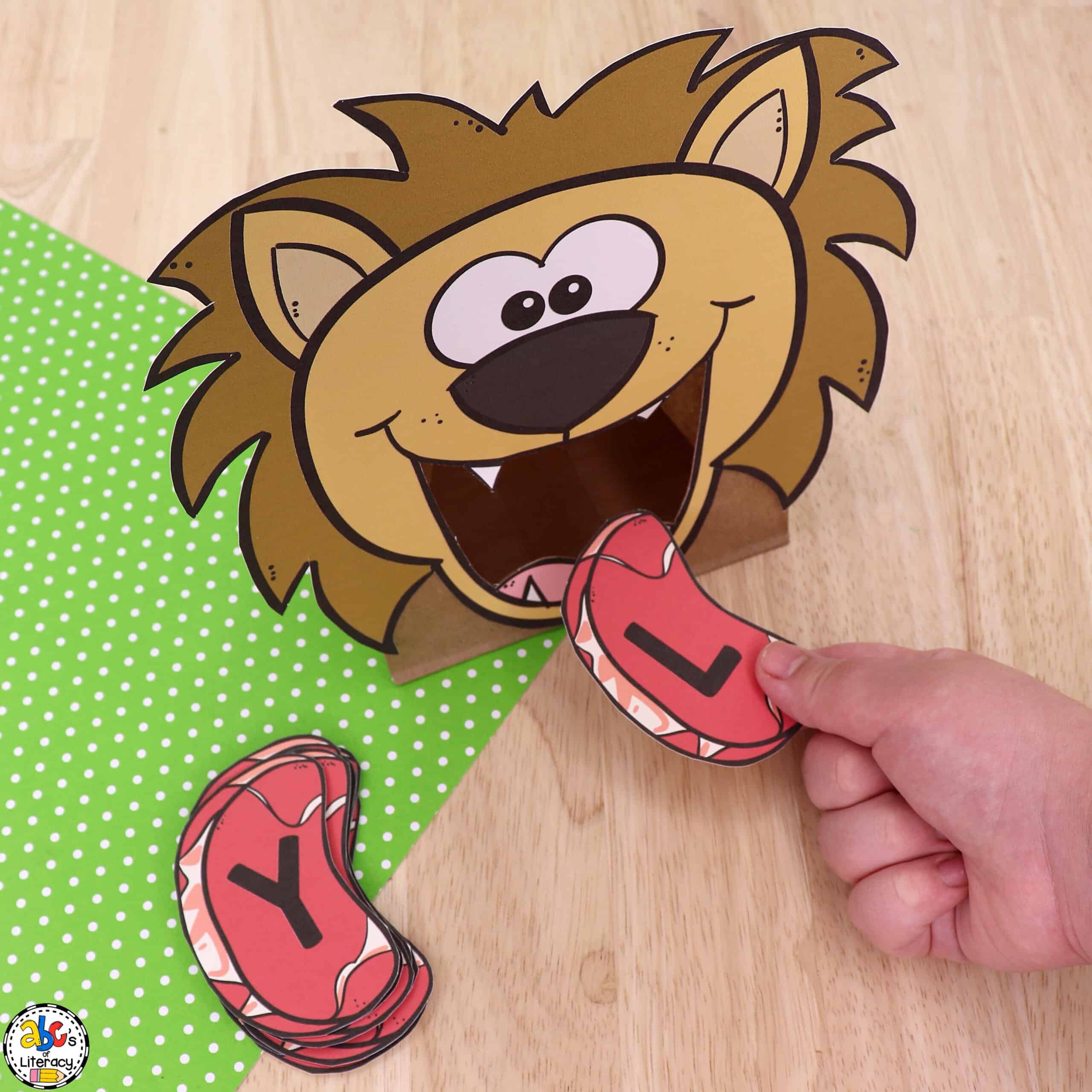 Lion Letter Recognition Activity Story ABC s Of Literacy