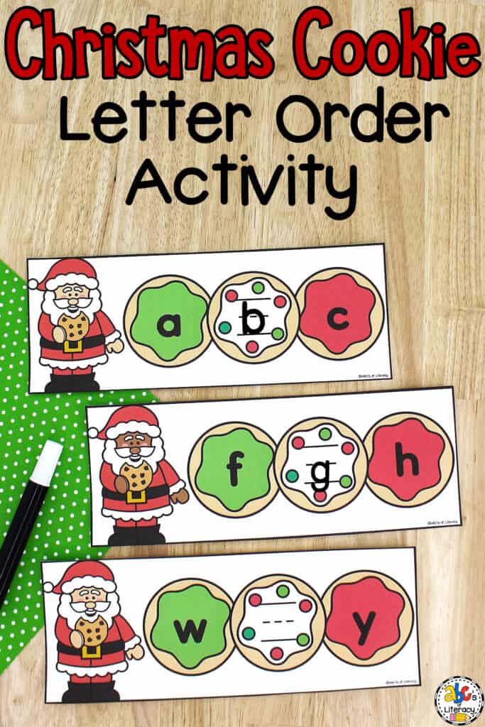 Christmas Cookie Letter Order Activity - ABC's of Literacy christmas-cookie-letter-order-activity-abc-s-of-literacy