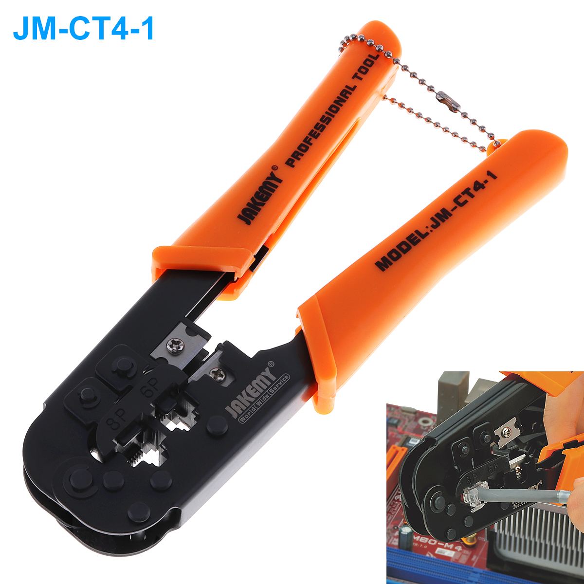 Wholesale JMCT41 Portable Selfadjusting 6P / 8P Crimping Pliers Wire