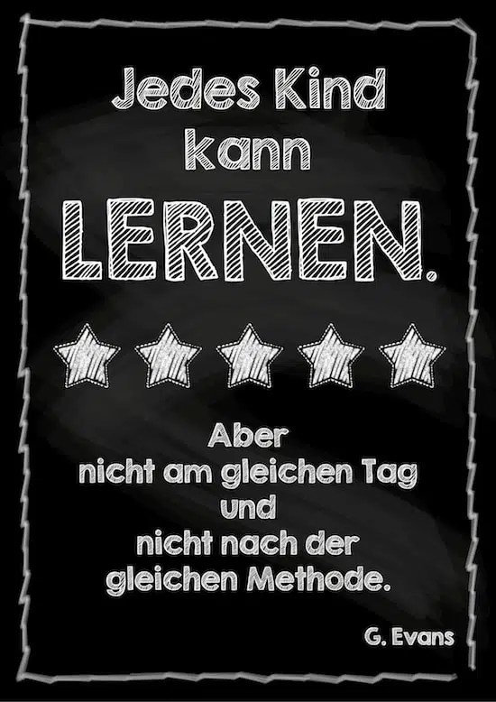 Jedes Kind kann lernen!