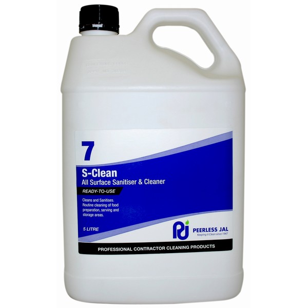 SClean 7 Sanitiser & Cleaner 5L