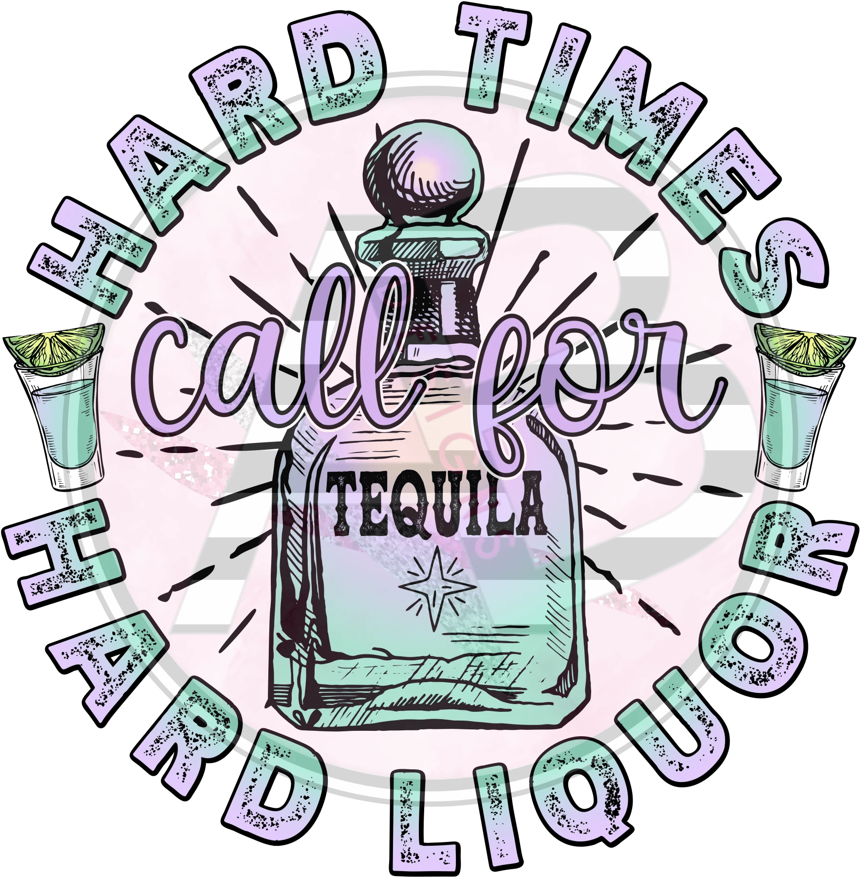 DTF Heat Transfer Tequila 04 AB Designs, Co.