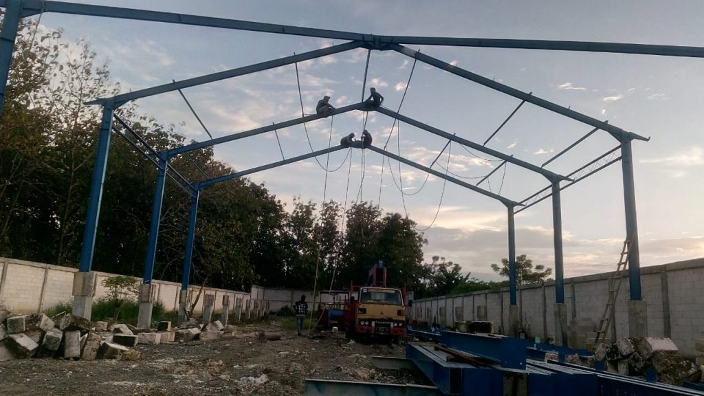Besi baja wf atau wide flange adalah salah satu profil. Struktur Baja Wf