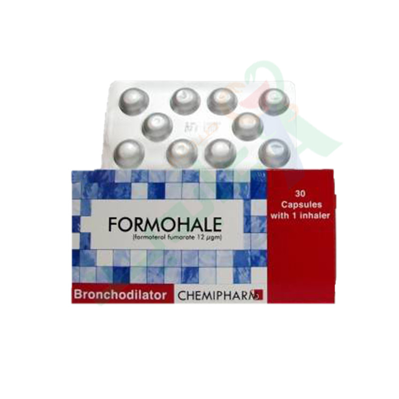 FORMOHALE 12MCG 30/INH.CAP - فورموهيل 12 ميكروغرام 30/كبسولة استنشاق