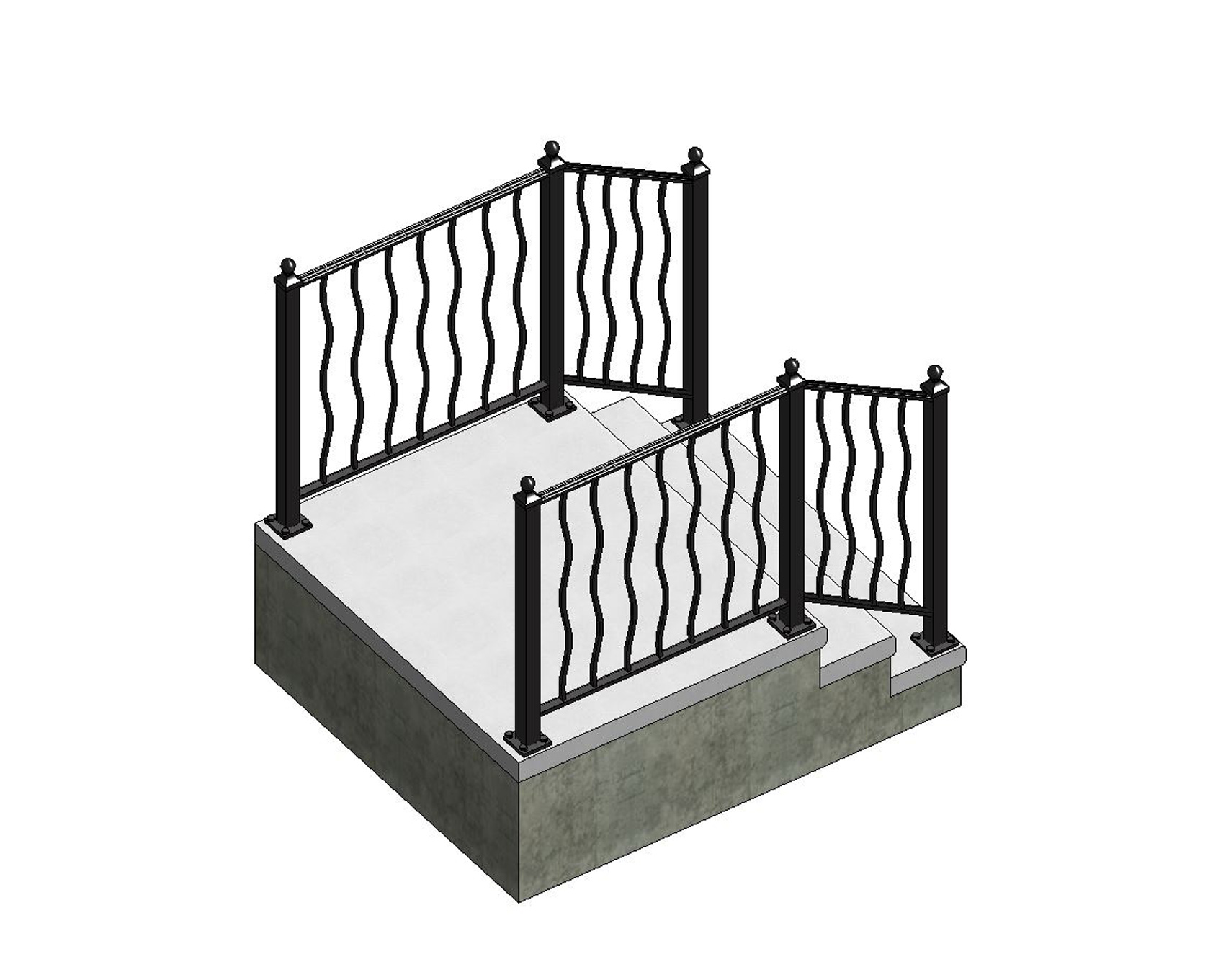 Waver Aluminum Railing Ottawa Railings Ottawa ABD IronWorld