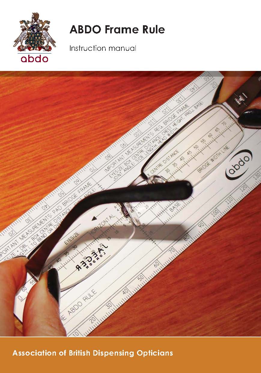 ABDO Frame Rule with instruction booklet ABDO College
