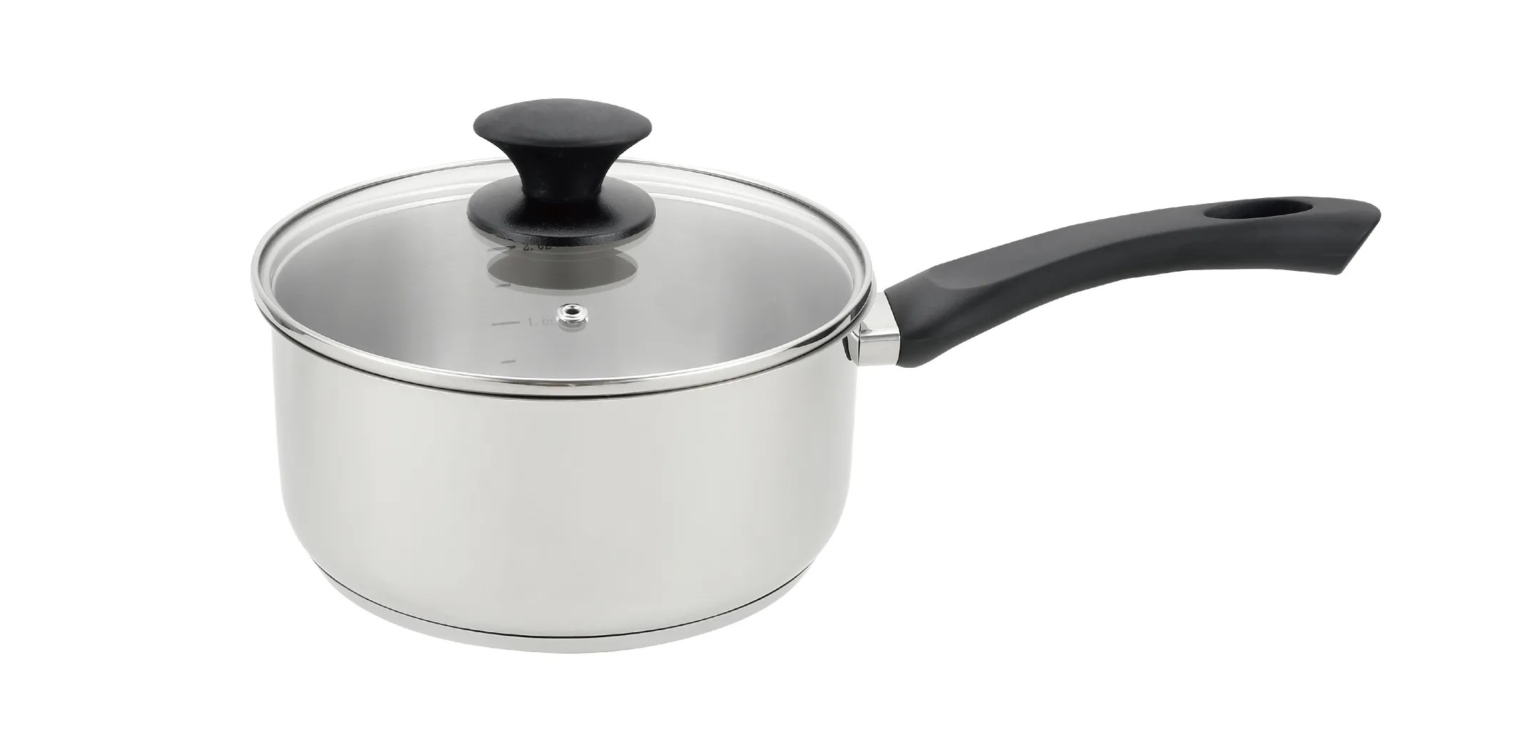Stainless Steel Sauce Pan with Glass Lid, 20cm Abdoolally Ebrahim