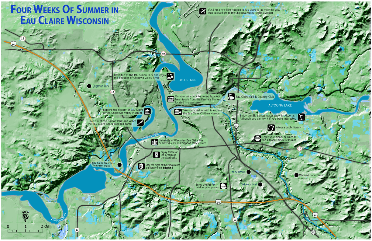 Eau Claire County Gis Wi Eau Claire Wisconsin