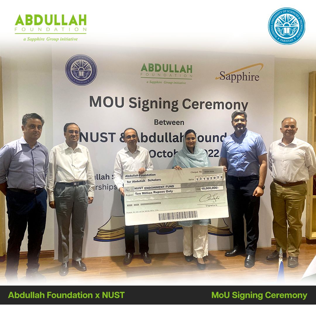 Abdullah Foundation Collaboration with NUST Abdullah Foundation