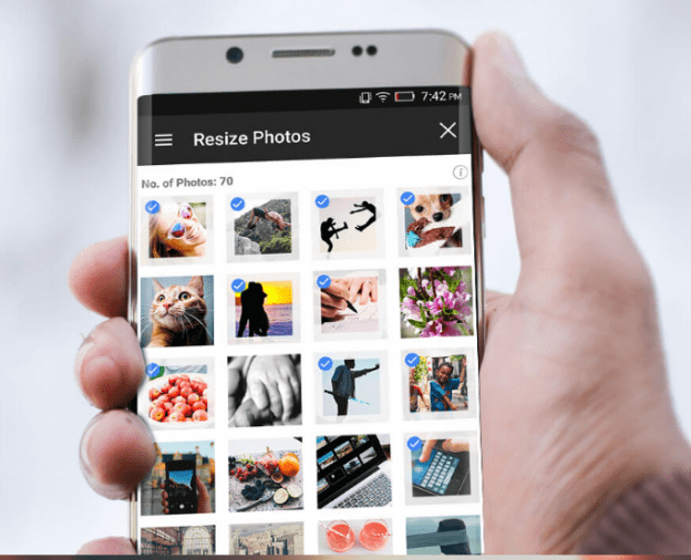 Resize Photos Android App Reduce Photo Size & Save Space