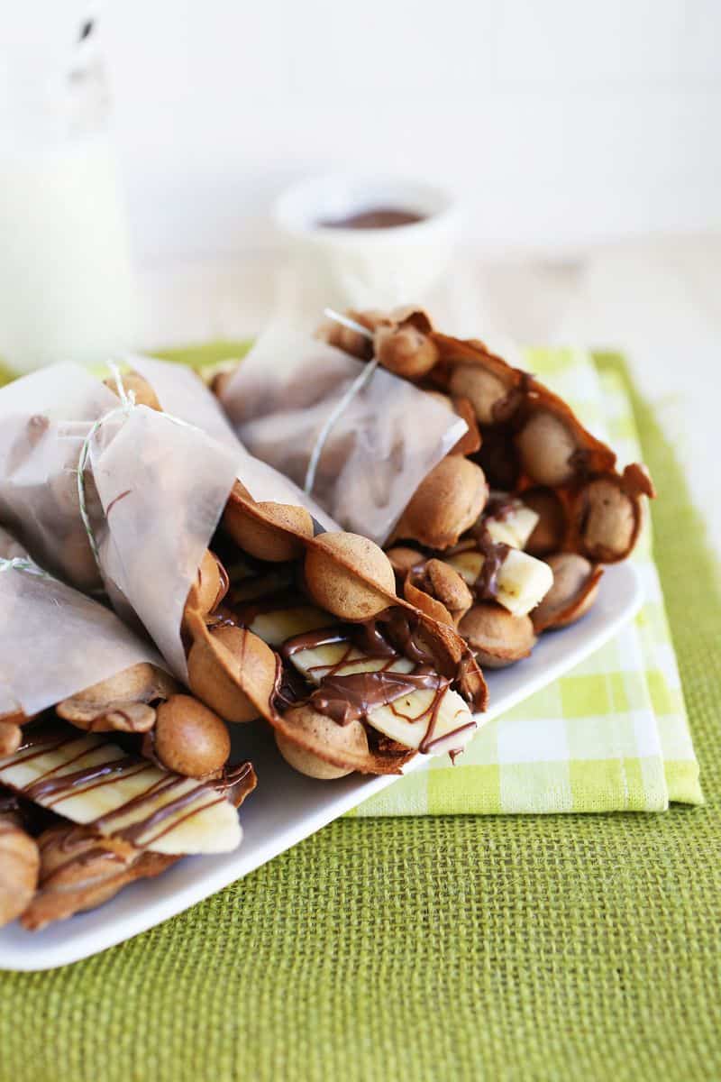 Chocolate Bubble Waffles A Beautiful Mess