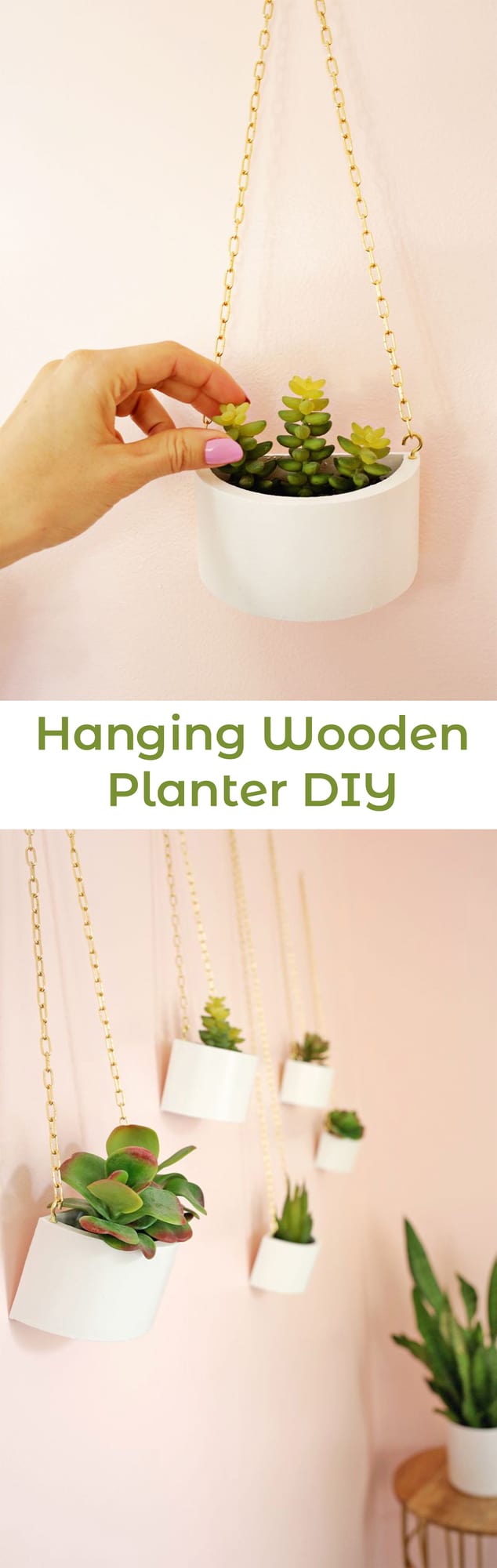 Wooden Box Hanging Planter DIY A Beautiful Mess