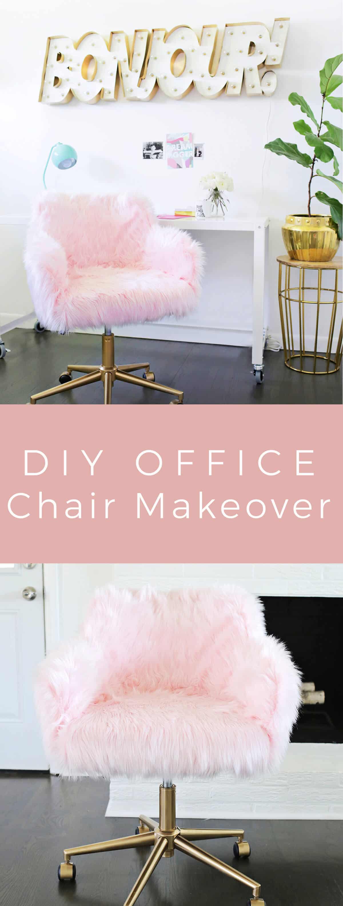 Pink Desk Chair Fluffy See more ideas about chair, pink desk chair