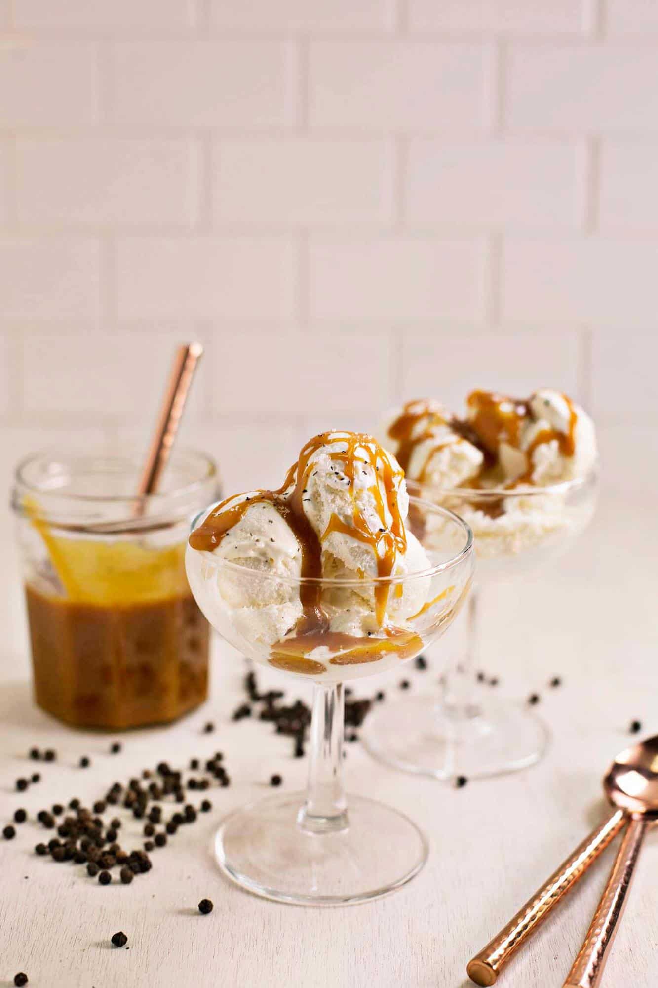 Golden Salted Caramel with Cracked Black Pepper A Beautiful Mess