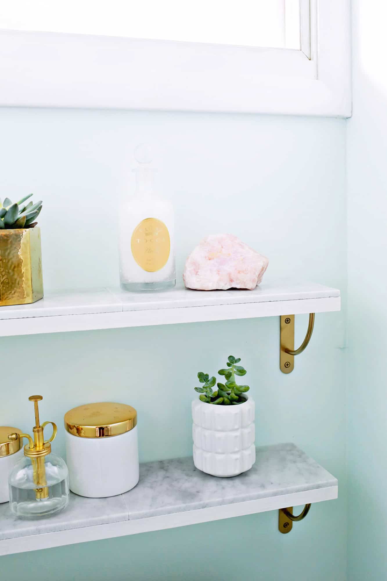 Marble Shelving DIY A Beautiful Mess