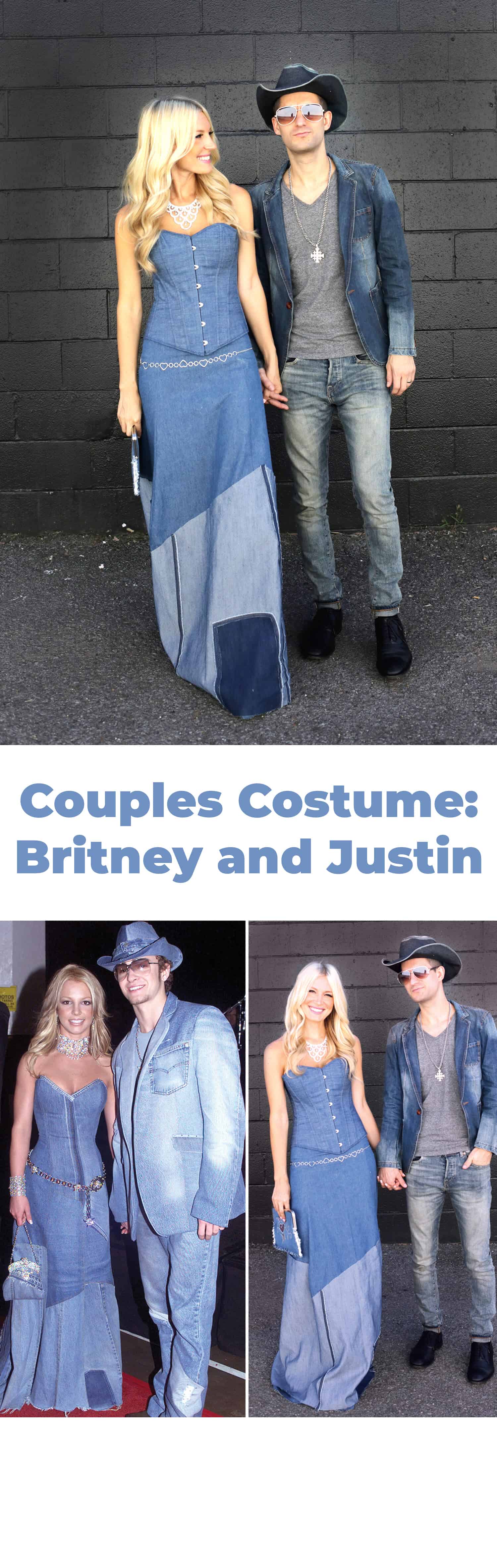 Couple's Costume Britney and Justin (The Denim Outfits!) A Beautiful