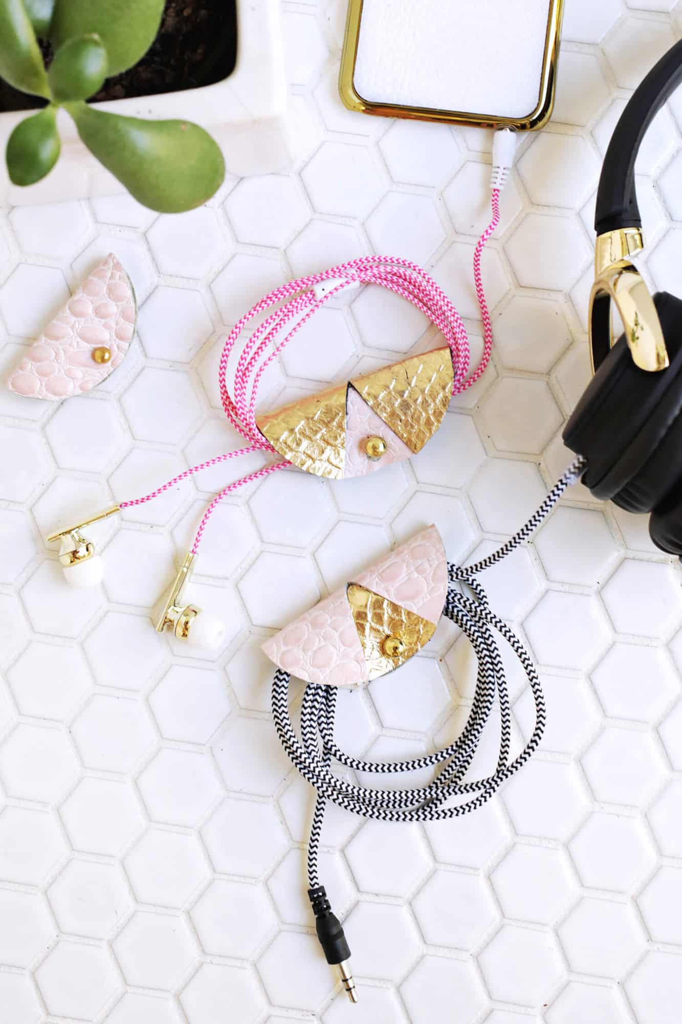 Easy Leather Cord Keeper DIY A Beautiful Mess